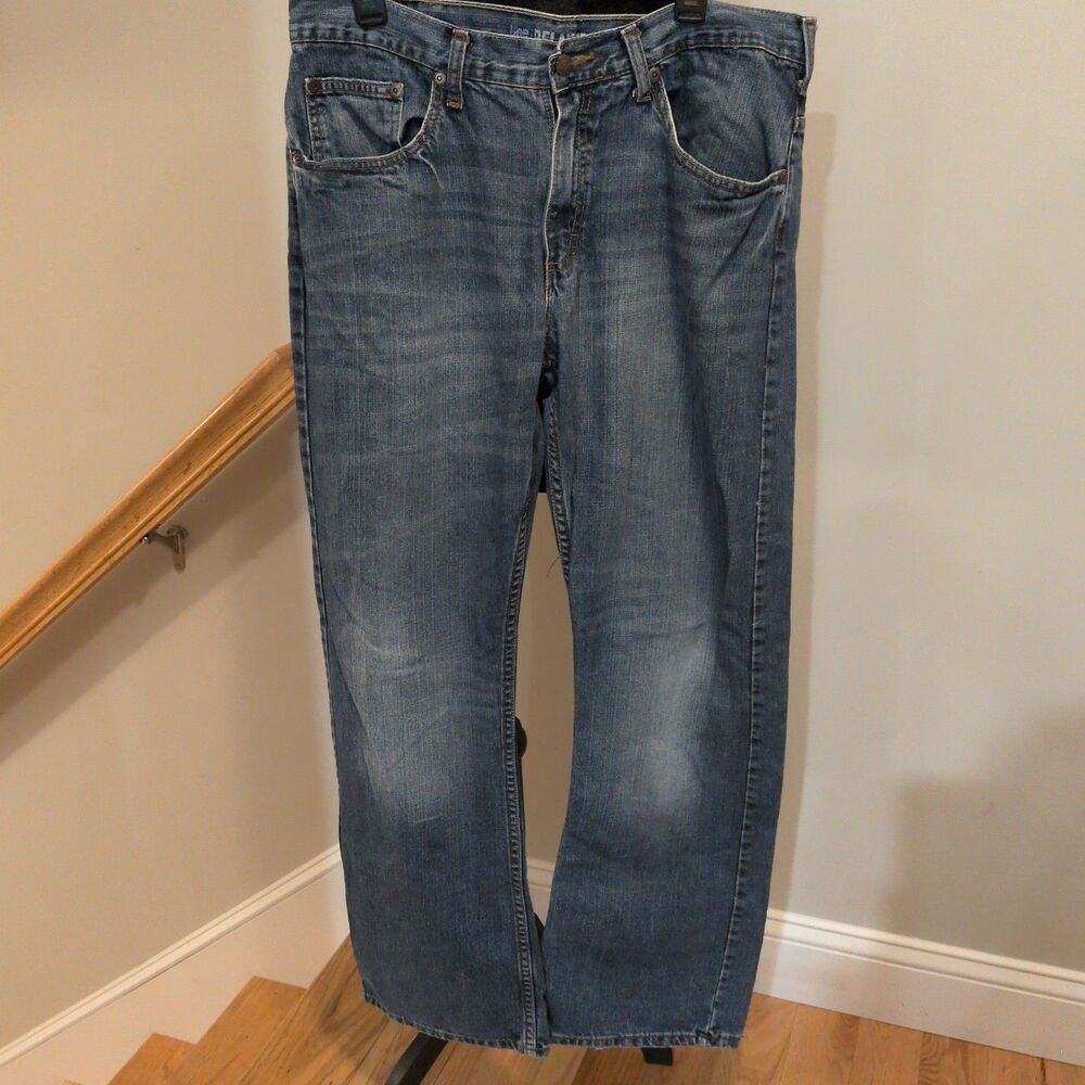 Men’s Lees Modern Series Relax Fit Boot Cut Jeans Size 34×32.